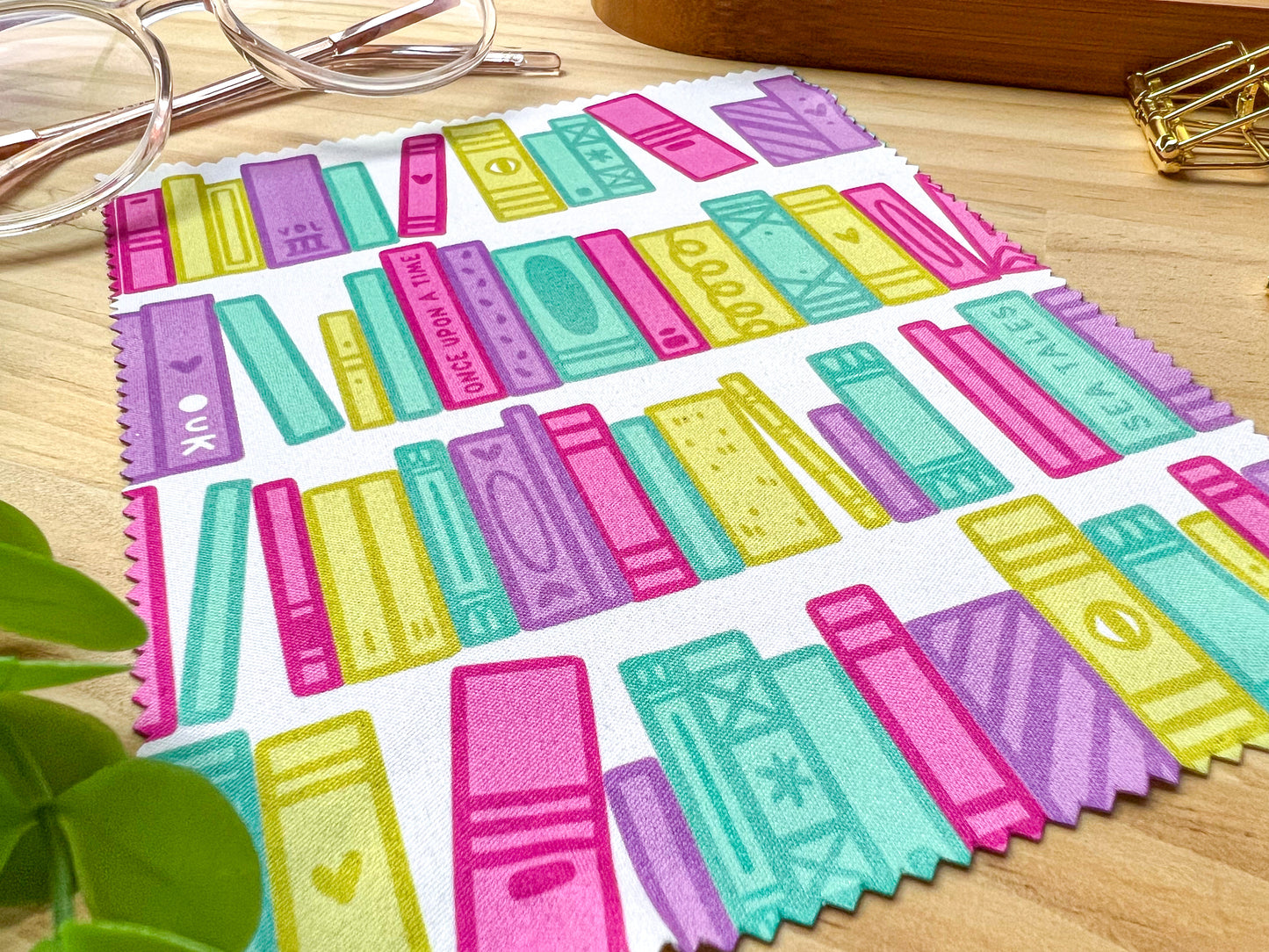 Bookshelves Microfibre Cloth | Glasses & Screen Cleaning