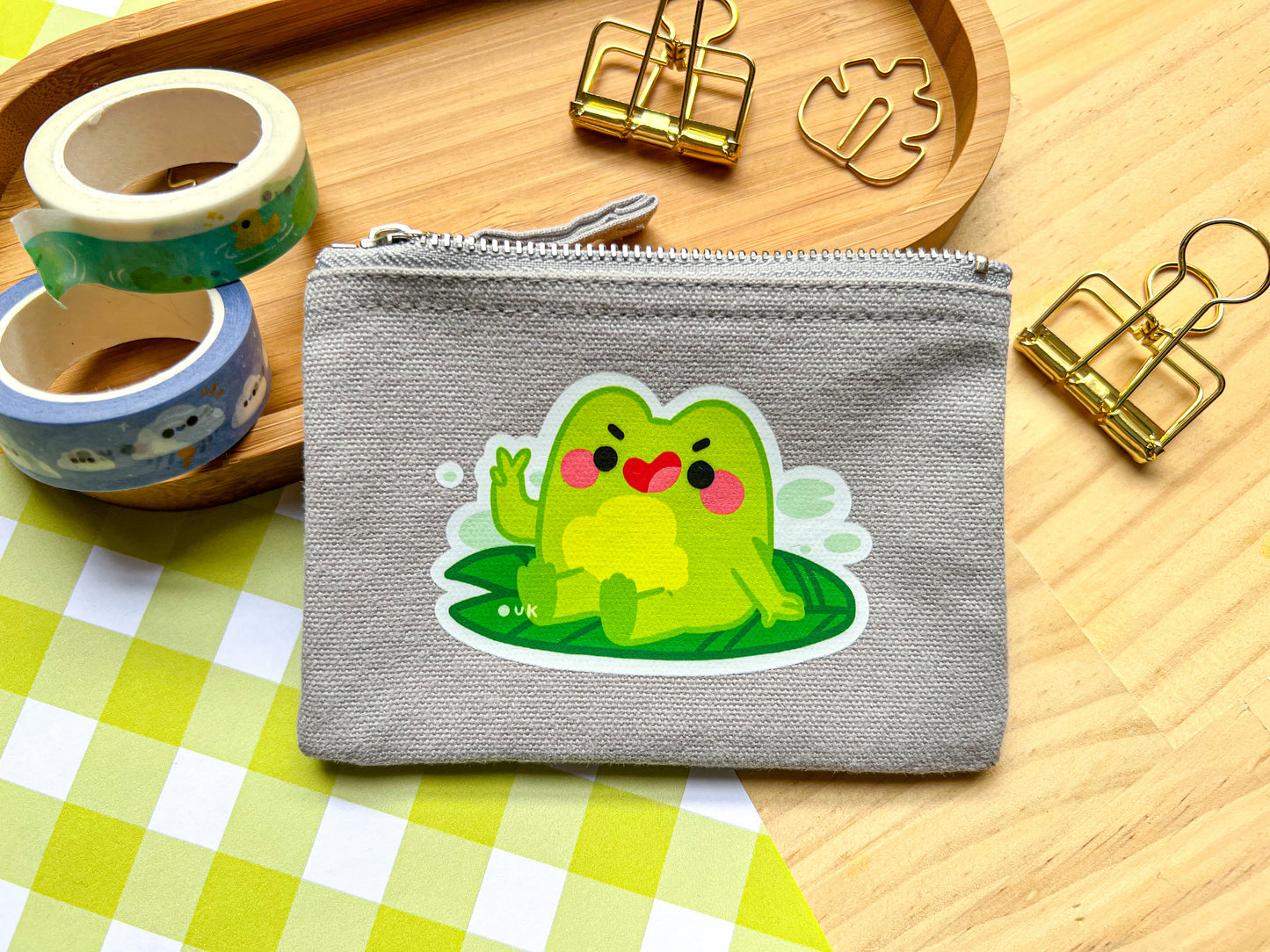Floaty Frog Coin Purse | Zipper Pouch
