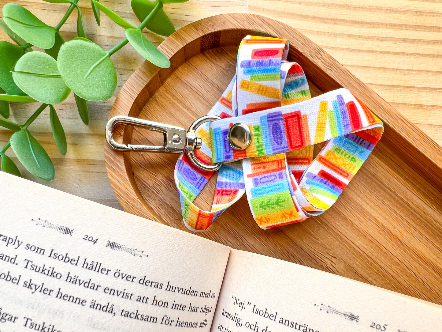 Bookworm Pride Lanyard | Wearable Art