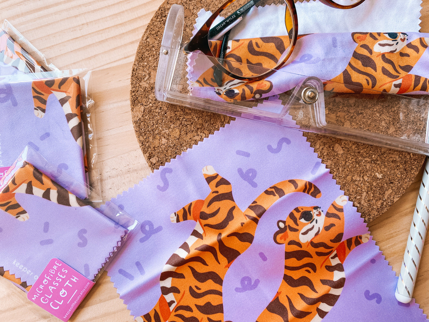 Tiger Microfibre Cloth | Glasses & Screen Cleaning