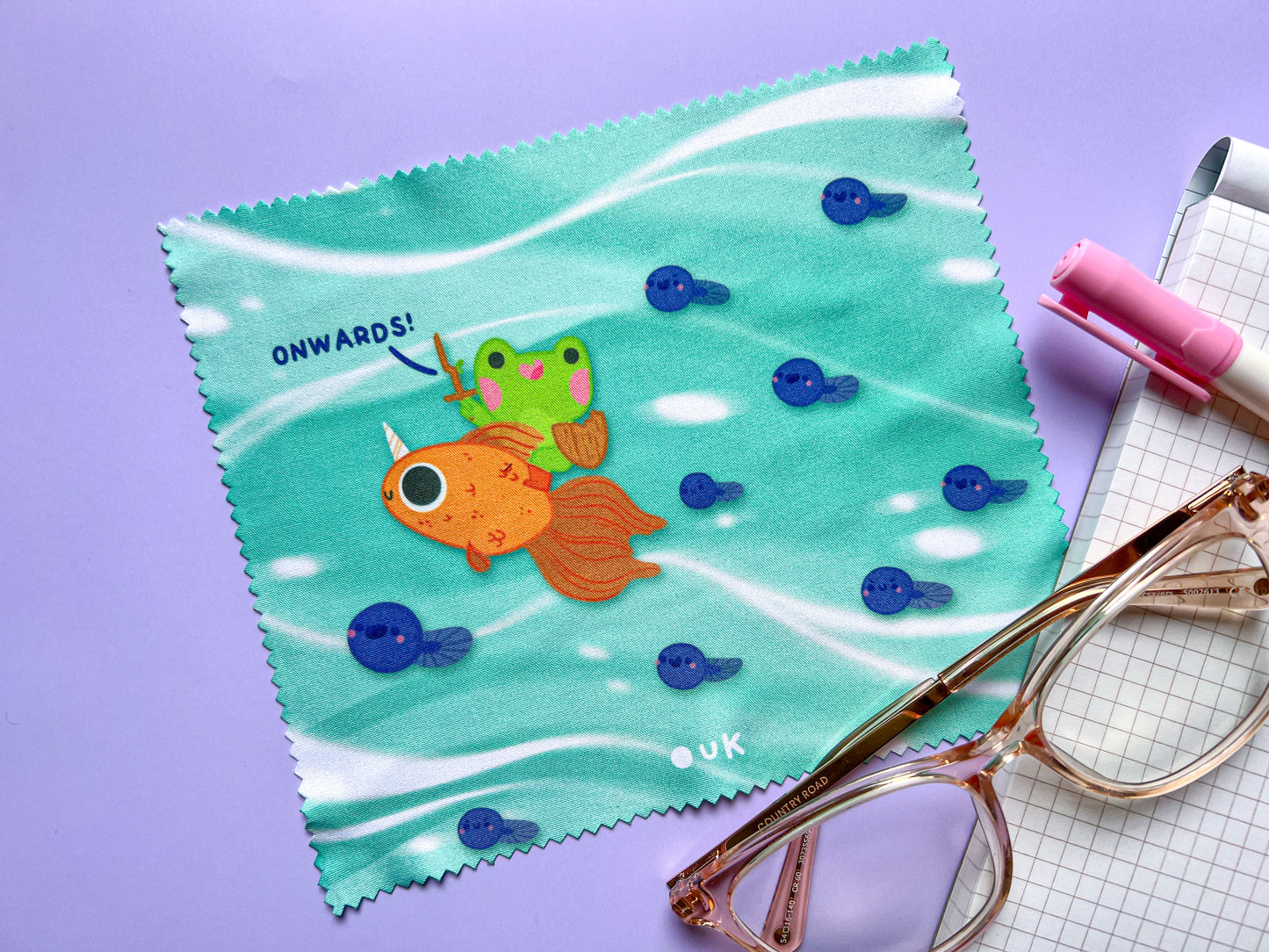 Frog Knight Microfibre Cloth | Glasses & Screen Cleaning