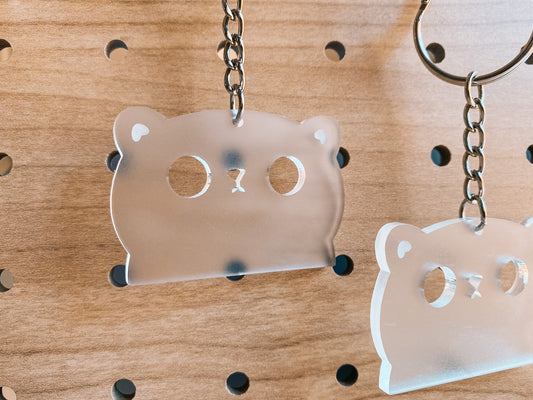 Polar Bear Charm | Washi Cutter Acrylic Keychain