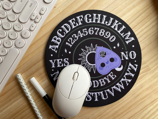 Ouija Planchette Mousepad | Neoprene Mouse Mat