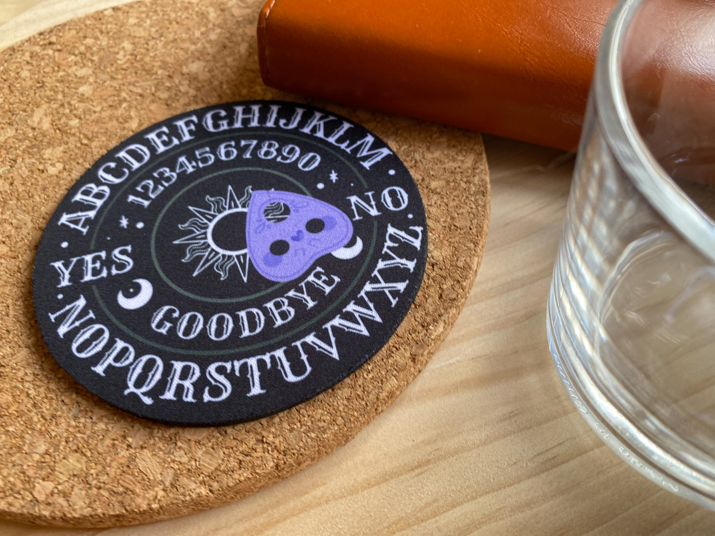 Ouija Planchette Coaster | Neoprene Drink Mat