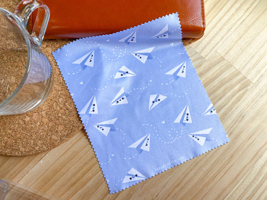 Paper Planes Microfibre Cloth | Glasses & Screen Cleaning