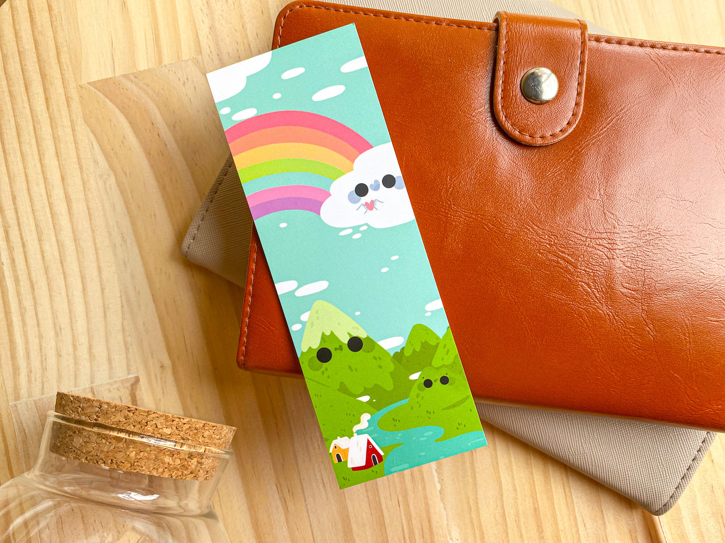 Fairytale Mountain Bookmark | 400gsm Silky Smooth Velvet-Finish Bookmark