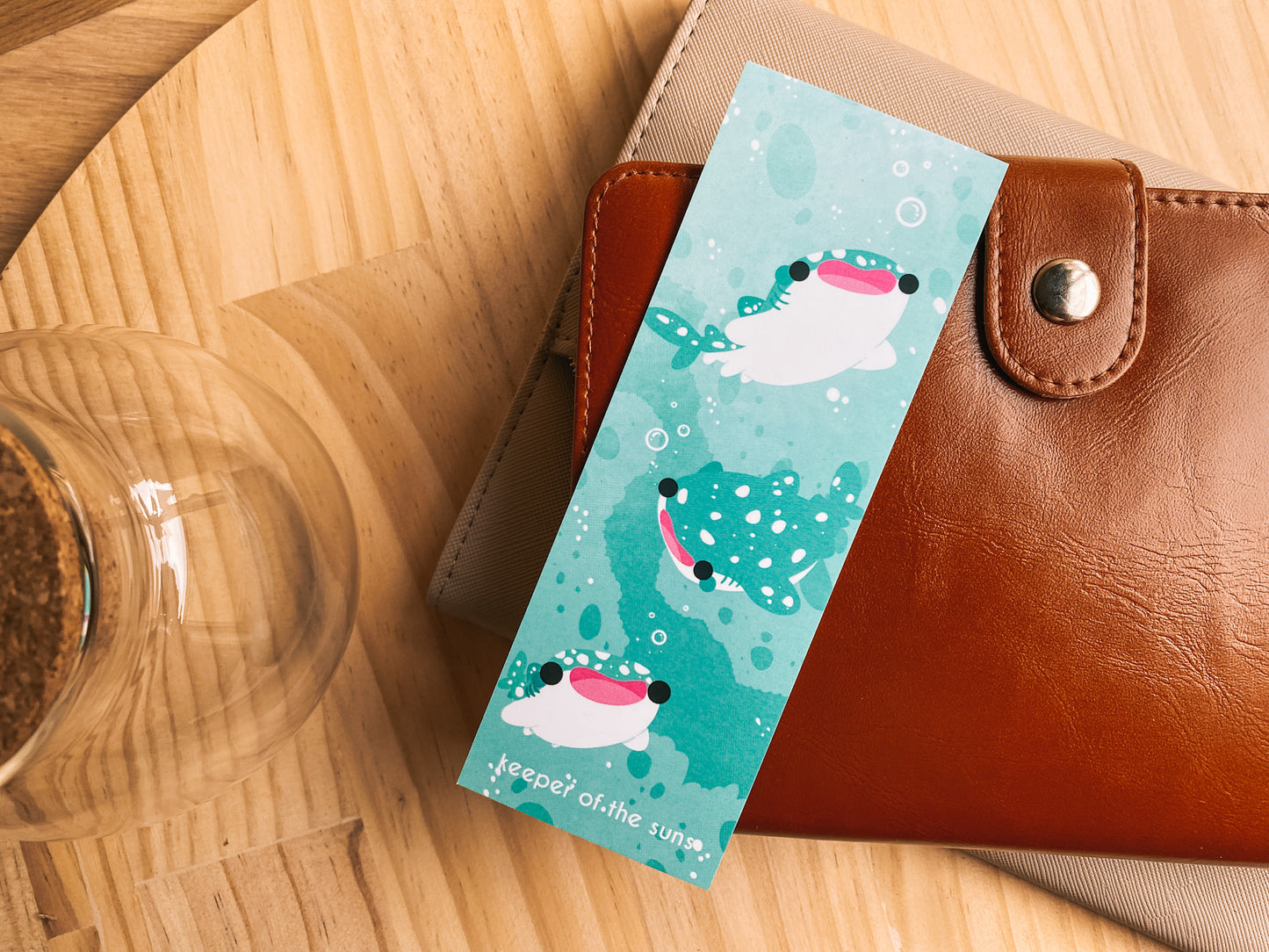 Whale Shark Bookmark | 400gsm Silky Smooth Velvet-Finish Bookmark