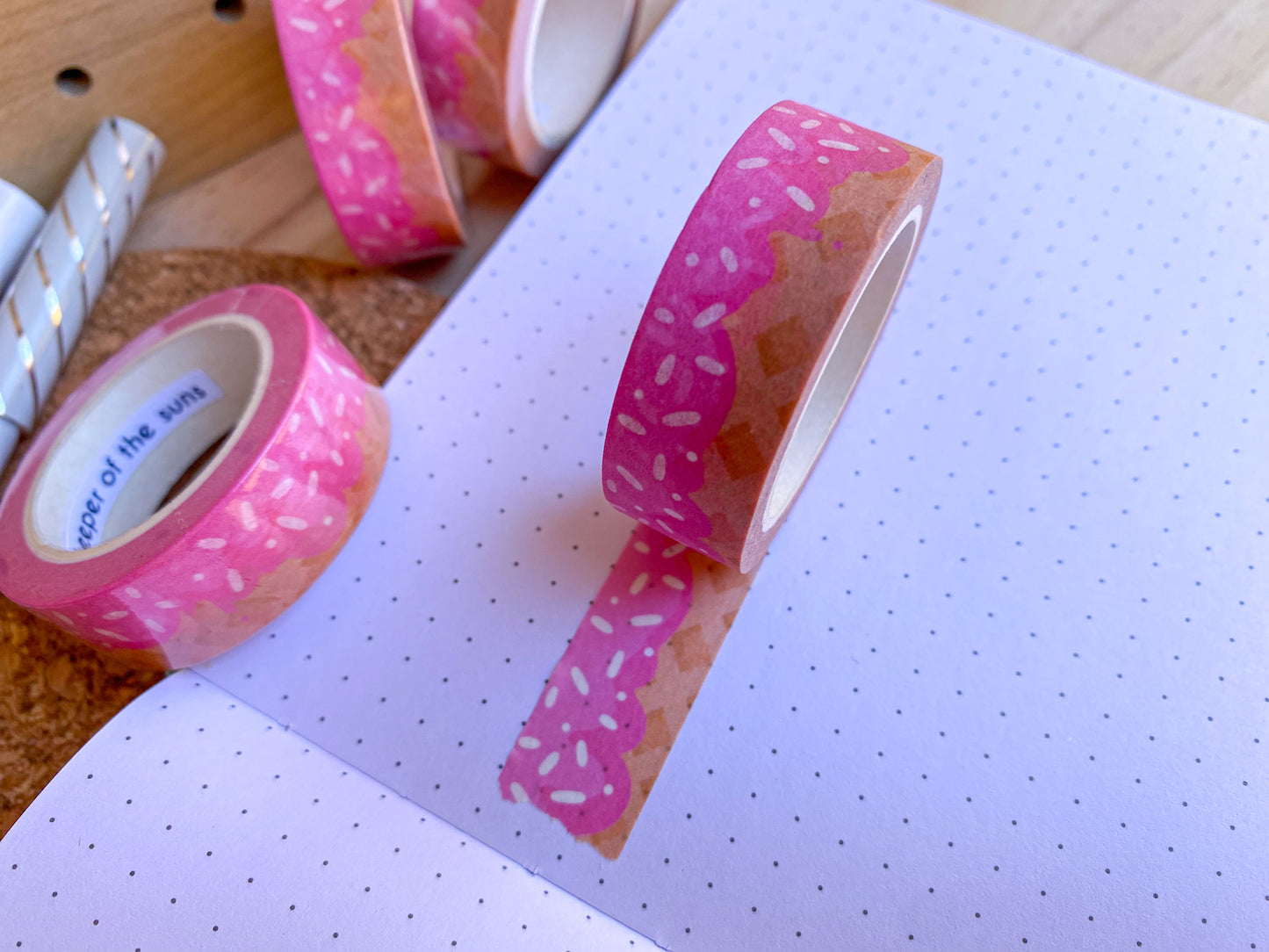 Ice Cream Sprinkles Washi Tape | Biodegradable Decorative Tape