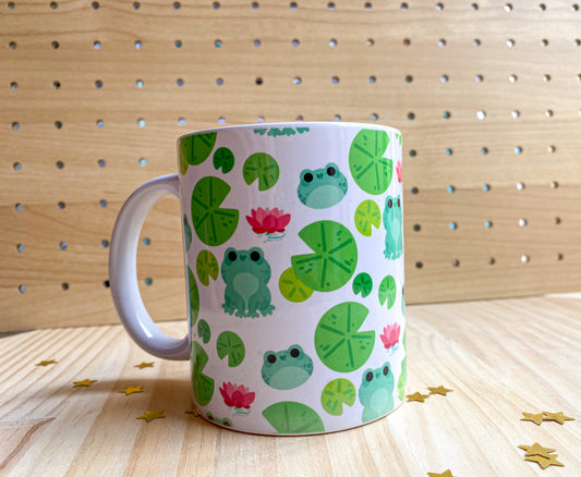 SECONDS Froggy 11oz Ceramic Mug | Dishwasher and Microwave Safe