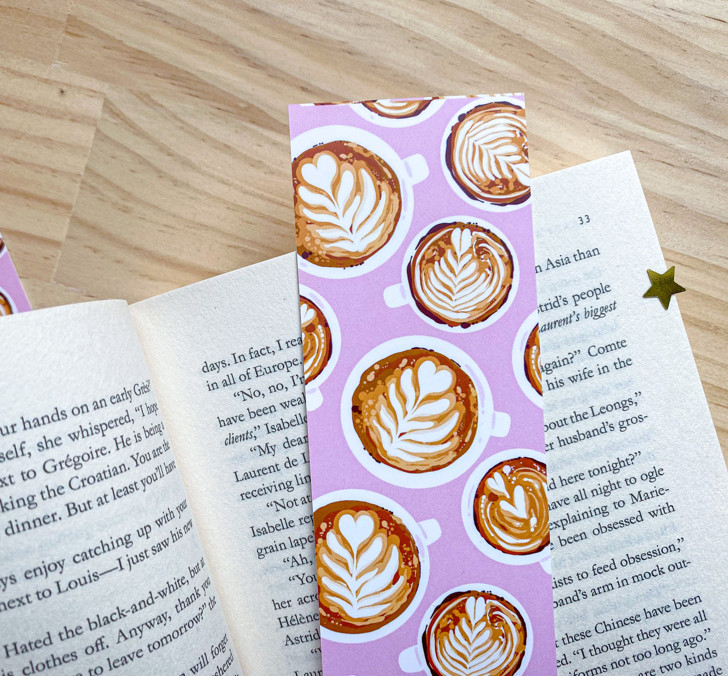 SECONDS Coffee Lover Bookmark | 400gsm Silky Smooth Velvet-Finish Bookmark
