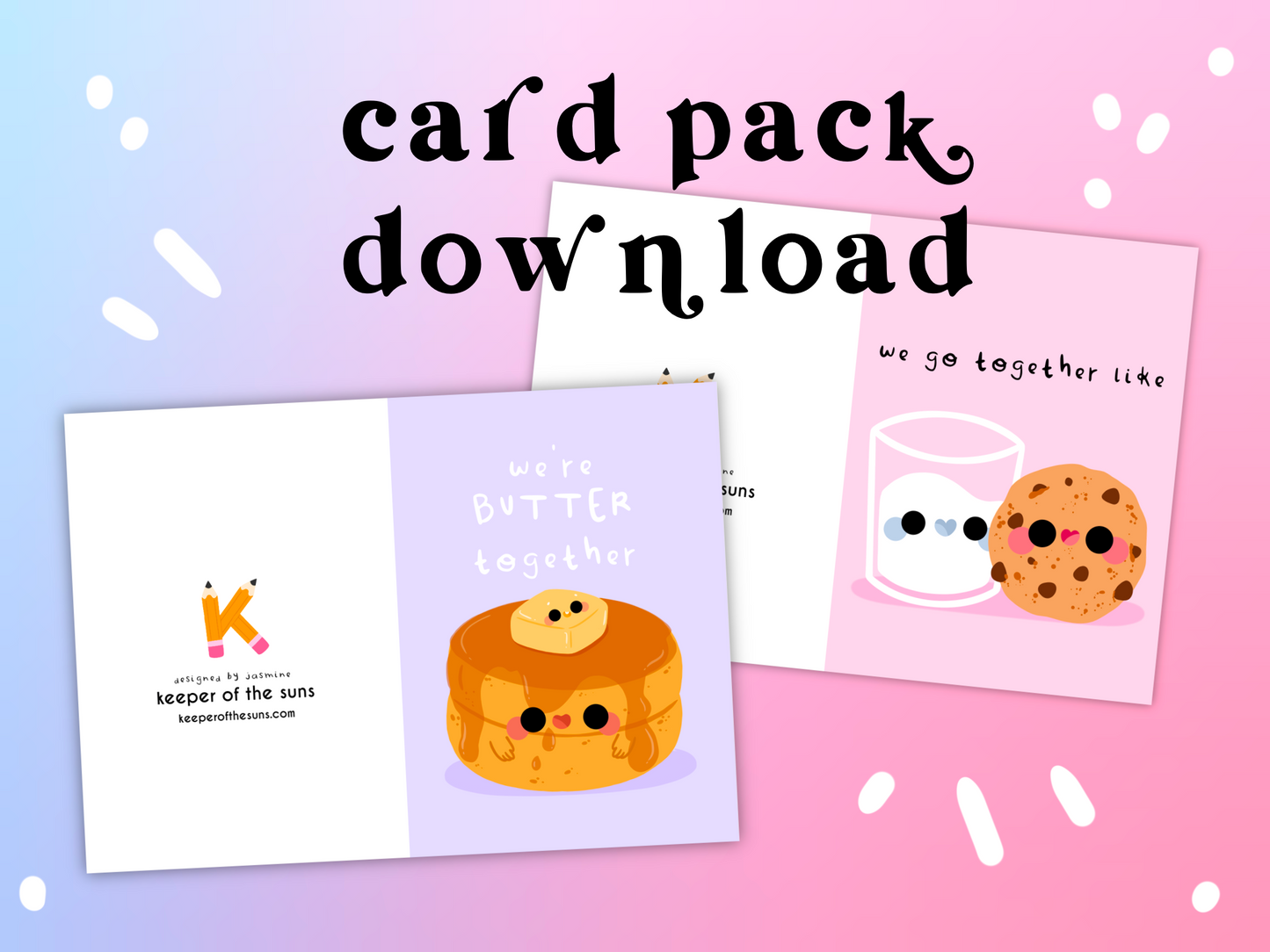 Valentines Card Pack | Digital Downloads